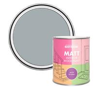 Rust-Oleum Grey Interior Wood Paint in Matt Finish - Mineral Grey 750ml