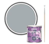 Rust-Oleum Mould-Resistant Grey Bathroom Grout Paint -Mineral Grey 250ml