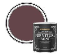 Rust-Oleum Dark Purple Furniture & Skirting Board Paint in Gloss Finish - Mulberry Street 750ml