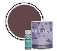 Rust-Oleum Purple Water-Resistant Bathroom Tile Paint in Matt Finish - Mulberry Street 750ml
