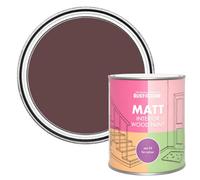 Rust-Oleum Purple Interior Wood Paint in Matt Finish - Mulberry Street 750ml