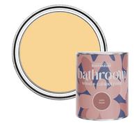 Rust-Oleum Yellow Moisture Resistant Bathroom Wood and Cabinet Paint in Satin Finish - Mustard 750ml