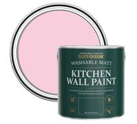 Rust-Oleum Pink Washable Kitchen Wall Paint in Matt Finish - My Husband Said No 2.5L