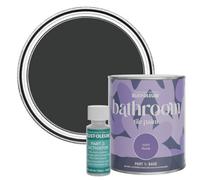Rust-Oleum Natural Charcoal (Black) Gloss Bathroom Tile Paint 750Ml