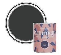 Rust-Oleum Black Moisture-Resistant Bathroom Wood and Cabinet Paint in Gloss Finish - Natural Charcoal (Black) 750ml
