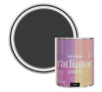 Rust-Oleum Black Heat Resistant Radiator Paint in Gloss Finish - Natural Charcoal (Black) 750ml