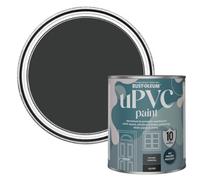 Rust-Oleum Black uPVC Door and Window Paint In Gloss Finish - Natural Charcoal (Black) 750ml