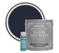 Rust-Oleum Blue Washable Matt Floor Tile Paint, Matt Finish - Odyssey 2.5L