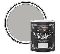 Rust-Oleum Off White Furniture & Skirting Board Paint in Gloss Finish - Steamed Milk 750ml
