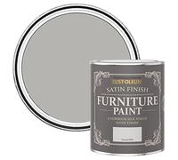 Rust-Oleum Off White Furniture & Skirting Board Paint in Satin Finish - Steamed Milk 750ml