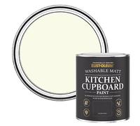Rust-Oleum Off White Kitchen Cupboard Matt Paint - Shortbread 750ml