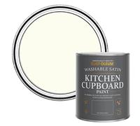 Rust-Oleum Off White Scrubbable Kitchen Cupboard Paint in Satin Finish - Antique White 750ml