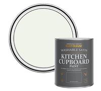 Rust-Oleum Off White Scrubbable Kitchen Cupboard Paint in Satin Finish - Steamed Milk 750ml