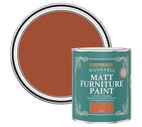 Rust-Oleum Orange Furniture & Skirting Board Paint in Matt Finish - Tiger Tea 750ml