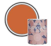 Rust-Oleum Orange Moisture Resistant Bathroom Wood and Cabinet Paint in Matt Finish - TIGER TEA 750ML