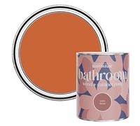 Rust-Oleum Orange Moisture Resistant Bathroom Wood and Cabinet Paint in Satin Finish - Tiger Tea 750ml