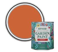 Rust-Oleum Orange Mould-Resistant Garden Paint In Gloss Finish - Tiger Tea 750ml