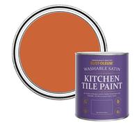 Rust-Oleum Tiger Tea Satin Kitchen Tile Paint 750Ml