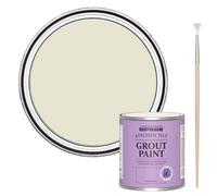 Rust-Oleum Stain-Resistant Beige Kitchen Tile Grout Paint - Oyster 250ml