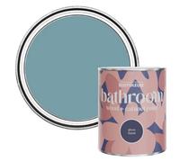 Rust-Oleum Blue Moisture Resistant Bathroom Wood and Cabinet Paint in Gloss Finish - Pacific State 750ml