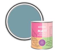 Rust-Oleum Blue Interior Wood Paint in Matt Finish - Pacific State 750ml