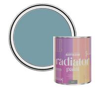 Rust-Oleum Blue Heat Resistant Radiator Paint in Satin Finish - Pacific State 750ml