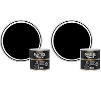 Rust-Oleum Painter's Touch Matt Black 250ml, (AMZ0136) (Pack of 2)