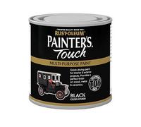 Rust-Oleum Painter's Touch Black Gloss Multi-Surface Paint, 250Ml