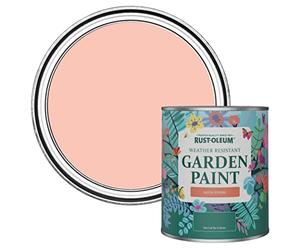 Rust-Oleum Peach Mould-Resistant Garden Paint In Satin Finish - Happy As A Clam 750ml