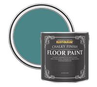 Rust-Oleum Blue Scratch-Proof Floor Paint in Matt Finish - Peacock Suit 2.5L