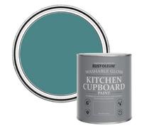 Rust-Oleum Green Kitchen Cupboard Paint in Gloss Finish - Peacock Suit 750ml