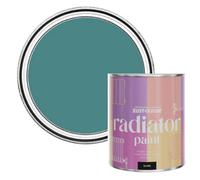 Rust-Oleum Green Heat Resistant Radiator Paint in Gloss Finish - Peacock Suit 750ml