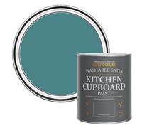 Rust-Oleum Peacock Suit Satin Kitchen Cupboard Paint 750Ml