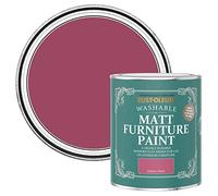 Rust-Oleum Pink Furniture & Skirting Board Paint in Matt Finish - Raspberry Ripple 750ml