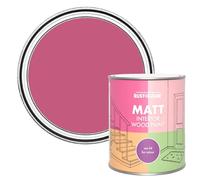 Rust-Oleum Pink Interior Wood Paint in Matt Finish - Raspberry Ripple 750ml