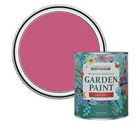 Rust-Oleum Pink Mould-Resistant Garden Paint In Gloss Finish - Raspberry Ripple 750ml