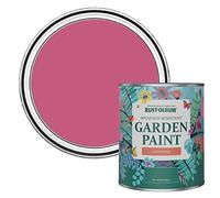 Rust-Oleum Pink Mould-Resistant Garden Paint In Satin Finish - Raspberry Ripple 750ml