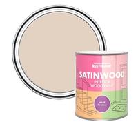 Rust-Oleum Pink Satinwood Interior Wood Paint - Homespun 750ml