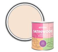 Rust-Oleum Pink Satinwood Interior Wood Paint - Melrose 750ml