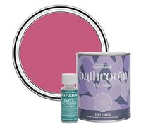 Rust-Oleum Pink Water-Resistant Bathroom Tile Paint in Matt Finish - Raspberry Ripple 750ml