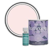 Rust-Oleum Pink Water-Resistant Bathroom Tile Paint in Matt Finish - Strawberry Vanilla 750ml