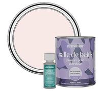 Rust-Oleum Pink Water-Resistant Bathroom Tile Paint in Satin Finish - China Rose 750ml