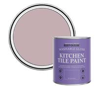 Rust-Oleum Pink Water-Resistant Kitchen Tile Paint in Gloss Finish - Little Light 750ml