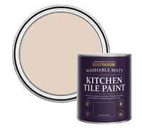 Rust-Oleum Pink water resistant Kitchen Tile Paint in Matt Finish - Homespun 750ml