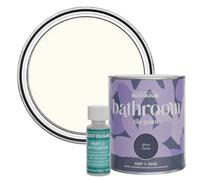 Rust-Oleum White Water-Resistant Bathroom Tile Paint in Gloss Finish - Porcelain 750ml