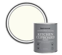 Rust-Oleum White Kitchen Cupboard Paint in Gloss Finish - Porcelain 750ml