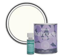Rust-Oleum White Water-Resistant Bathroom Tile Paint in Matt Finish - Porcelain 750ml