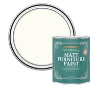 Rust-Oleum Off White Furniture & Skirting Board Paint in Matt Finish - Porcelain 750ml