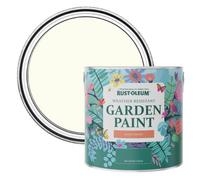 Rust-Oleum White Mould-Resistant Garden Paint In Satin Finish - Porcelain 2.5L