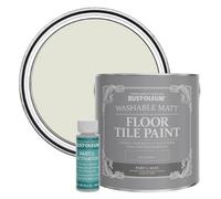 Rust-Oleum Beige Washable Matt Floor Tile Paint - Portland Stone 2.5L